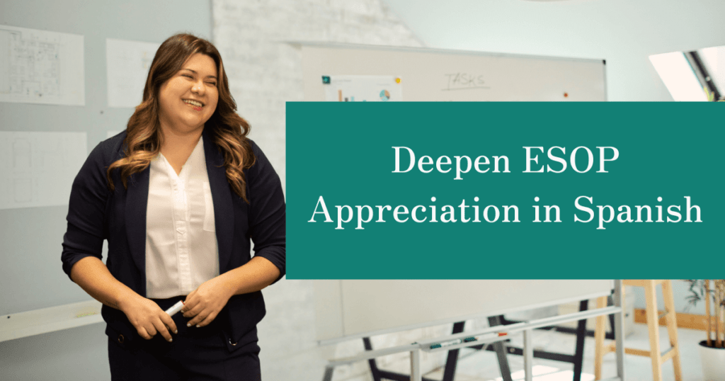 ESOP Understanding in Spanish - Blue Ridge Associates
